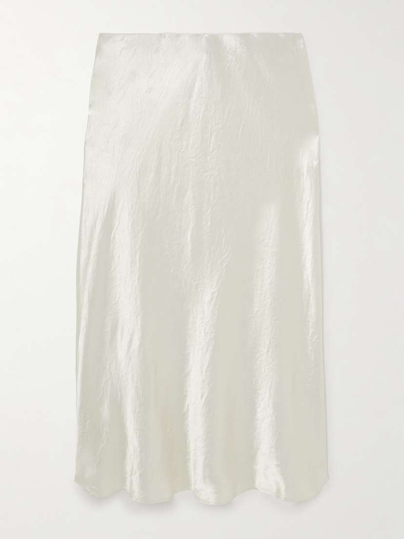 Max Mara Satin Midi Skirt