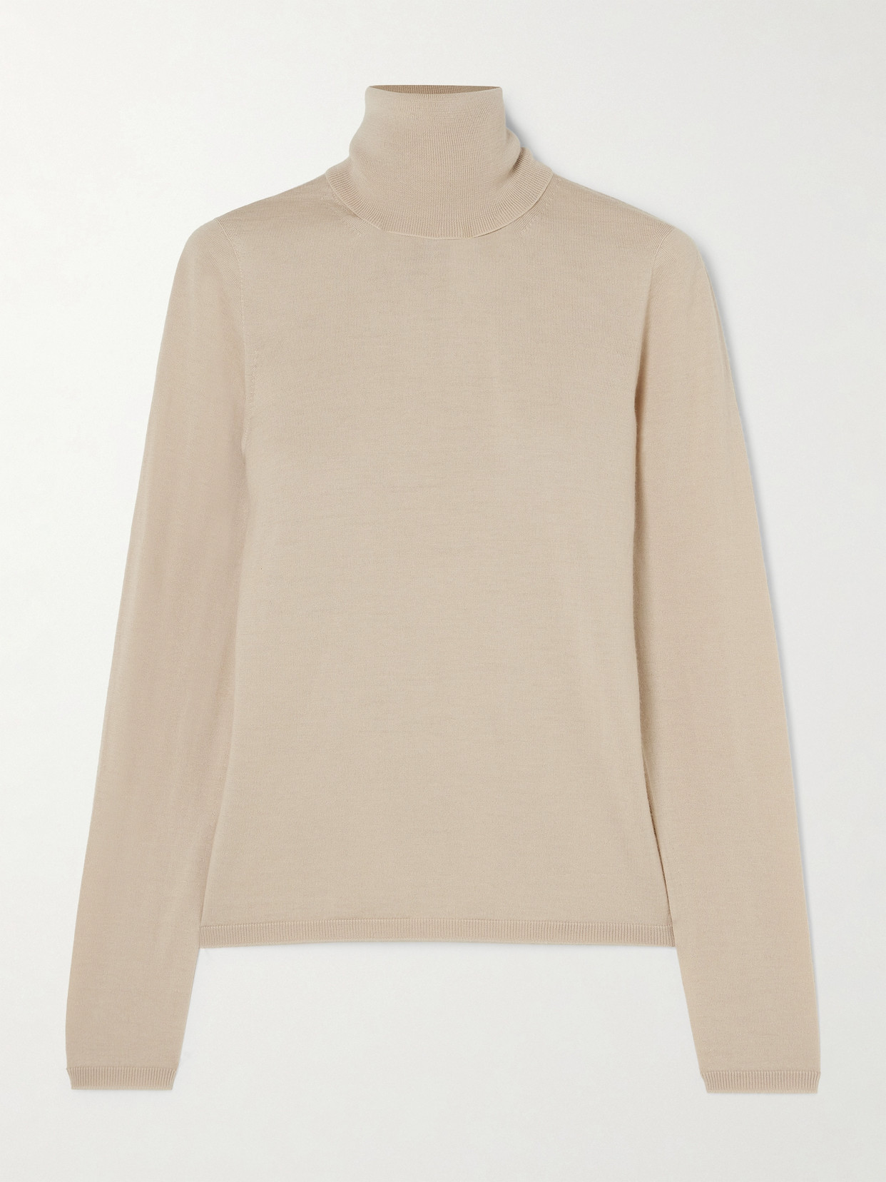 Max Mara Cashmere Turtleneck Sweater In Neutrals