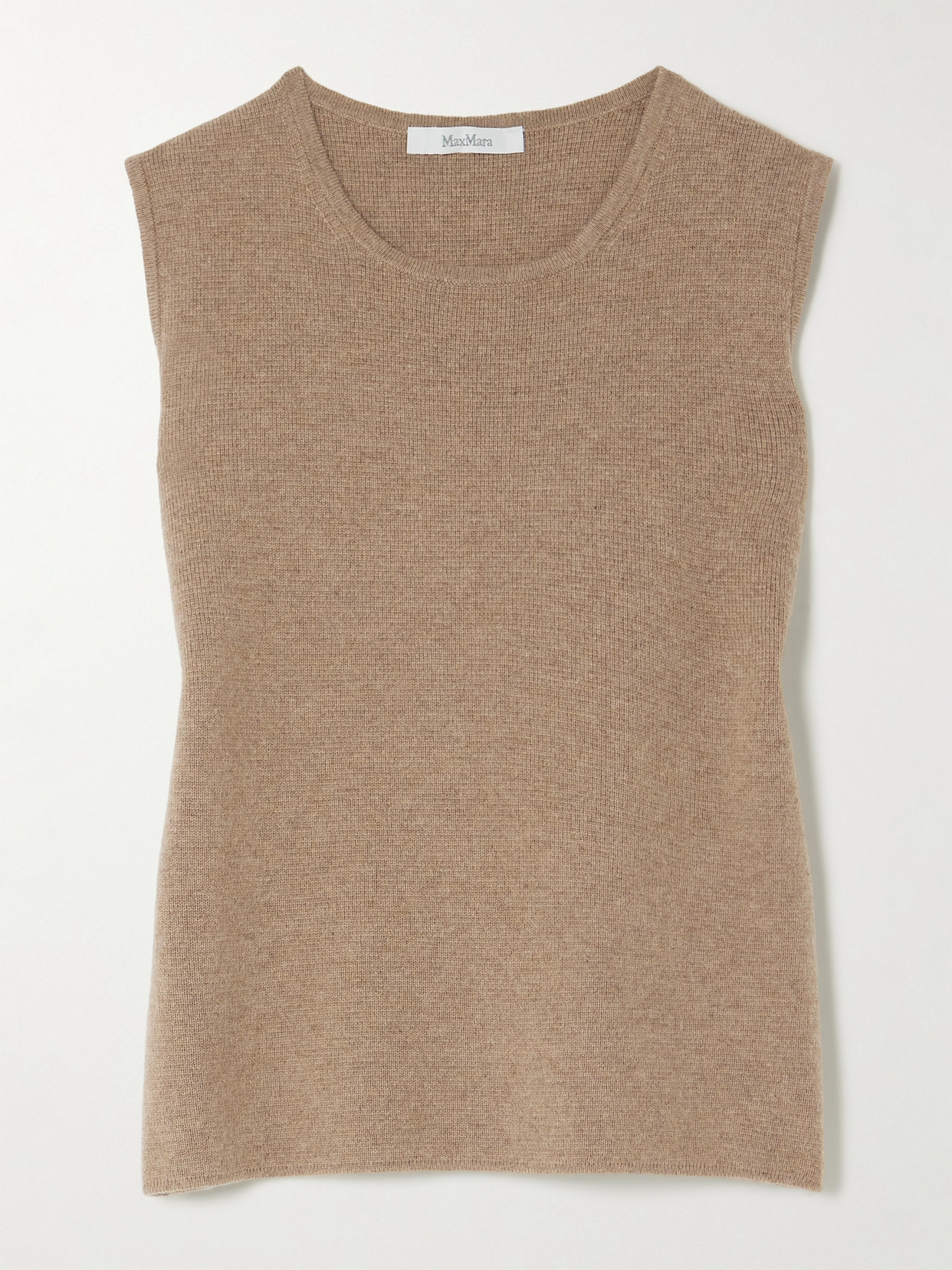 Max Mara - Fosco Wool And Cashmere-blend Vest - Brown