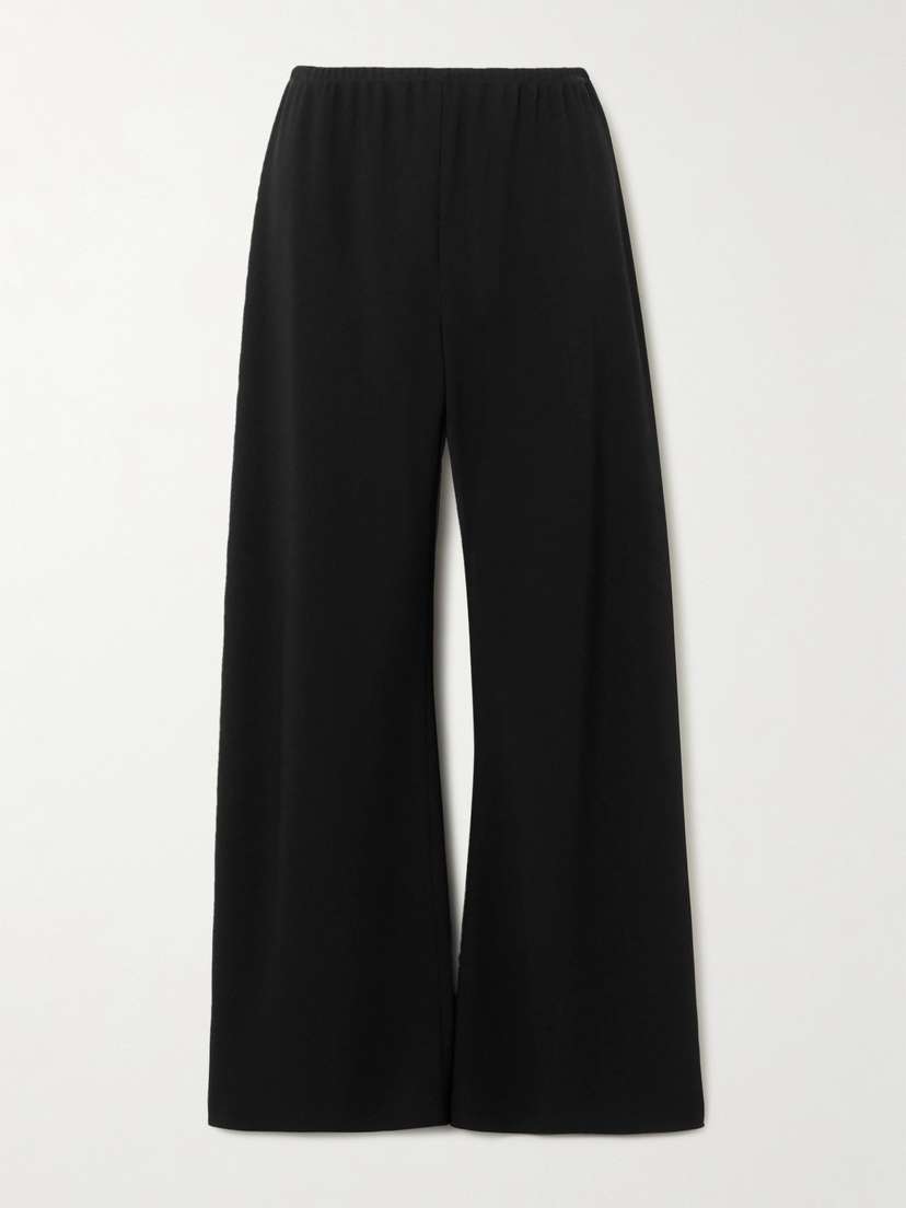 The Row Essentials Gala Crepe Wide-leg Pants