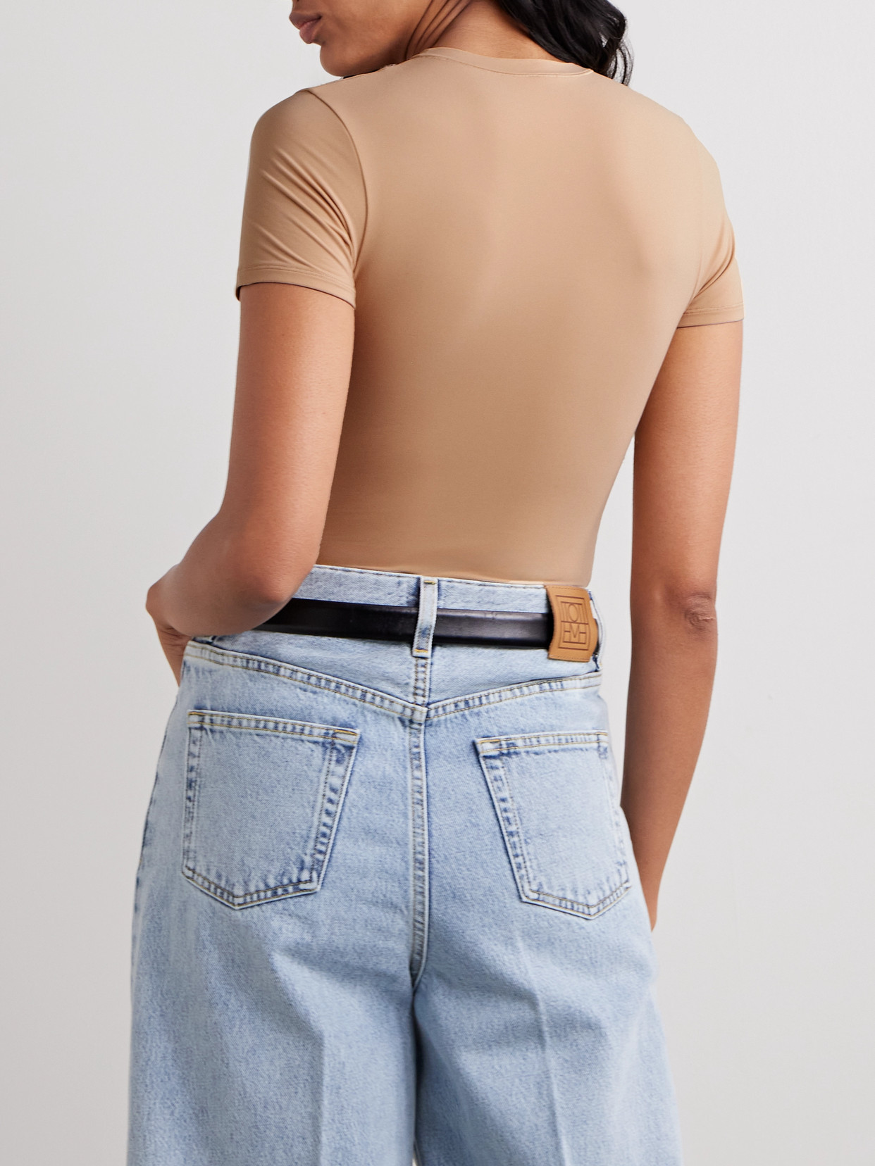 Skims Fits Everybody T-shirt Bodysuit In Neutrals