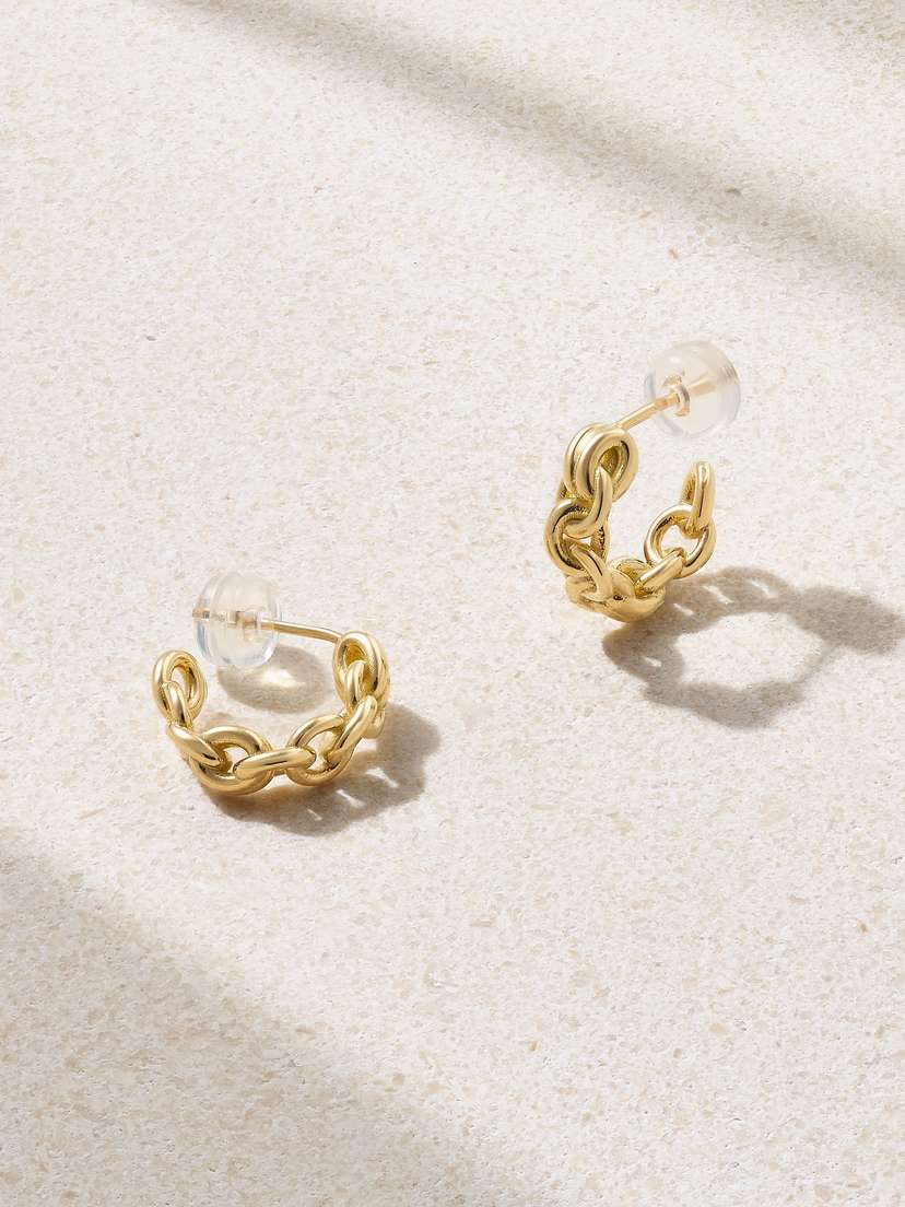 Spinelli Kilcollin Serpens 18-karat Gold Hoop Earrings