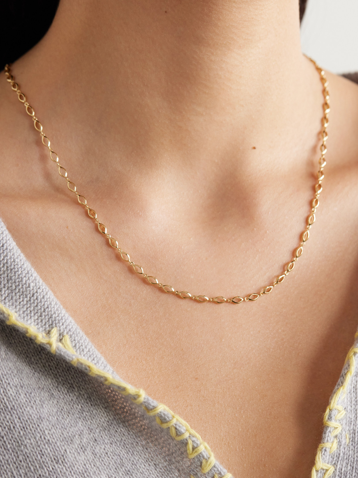 Shay 18-karat Gold Diamond Necklace In Gold