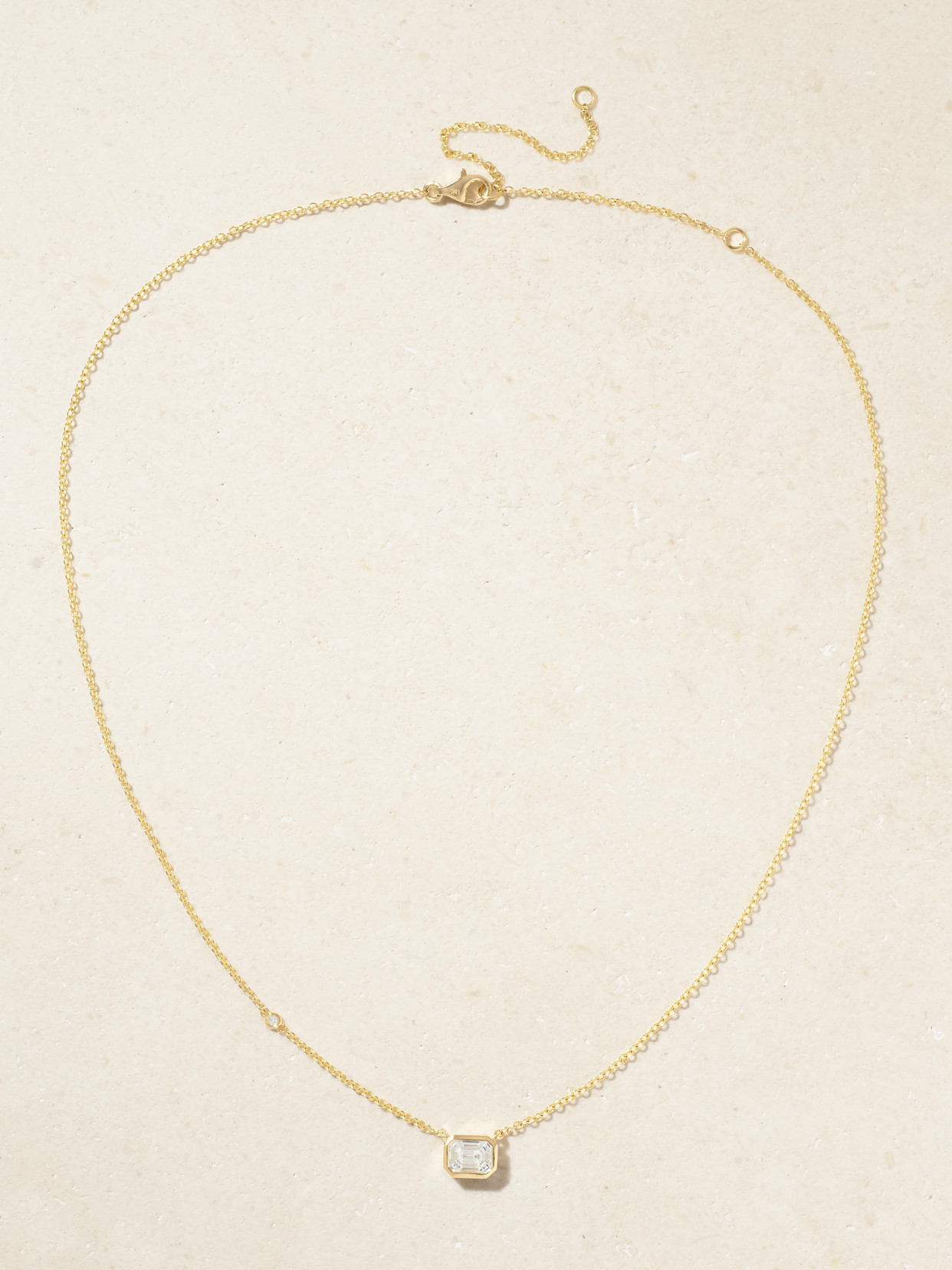 Shay Illusion 18-karat Gold Diamond Necklace In Gold