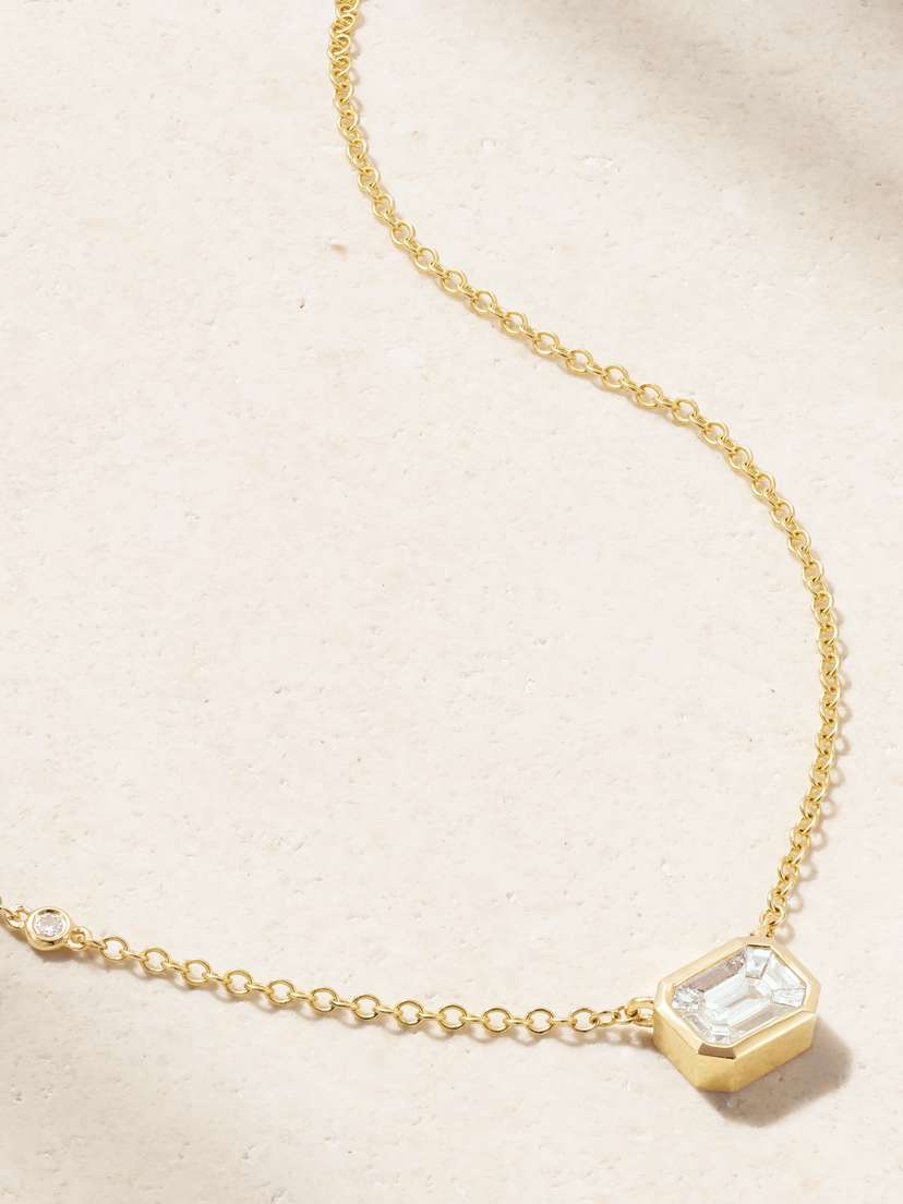 SHAY Illusion 18-karat Gold Diamond Necklace