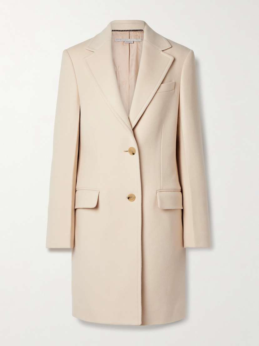 Stella McCartney + Net Sustain Iconic Wool Coat