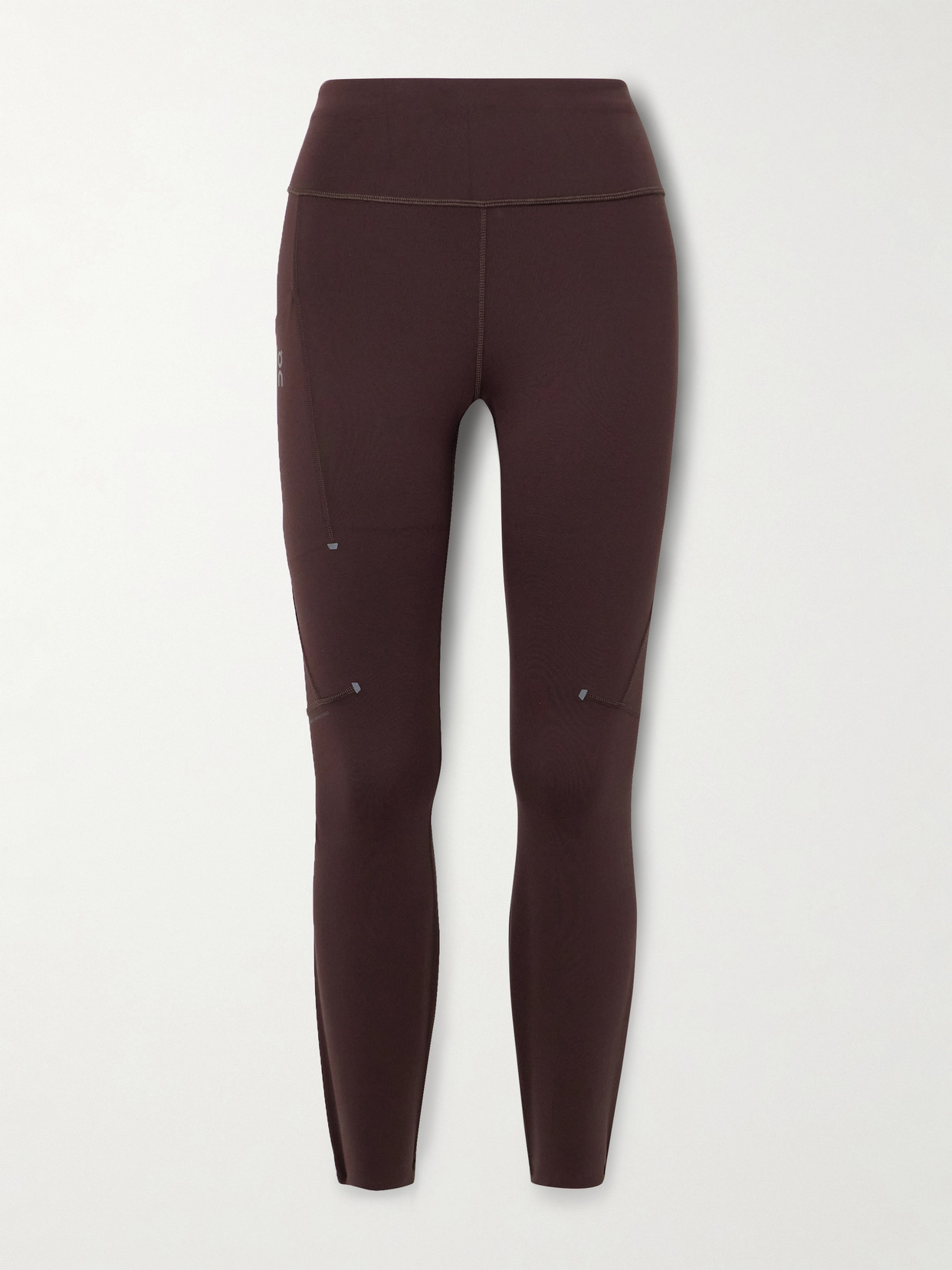 On Performance Winter Stretch Recycled Leggings In Brown