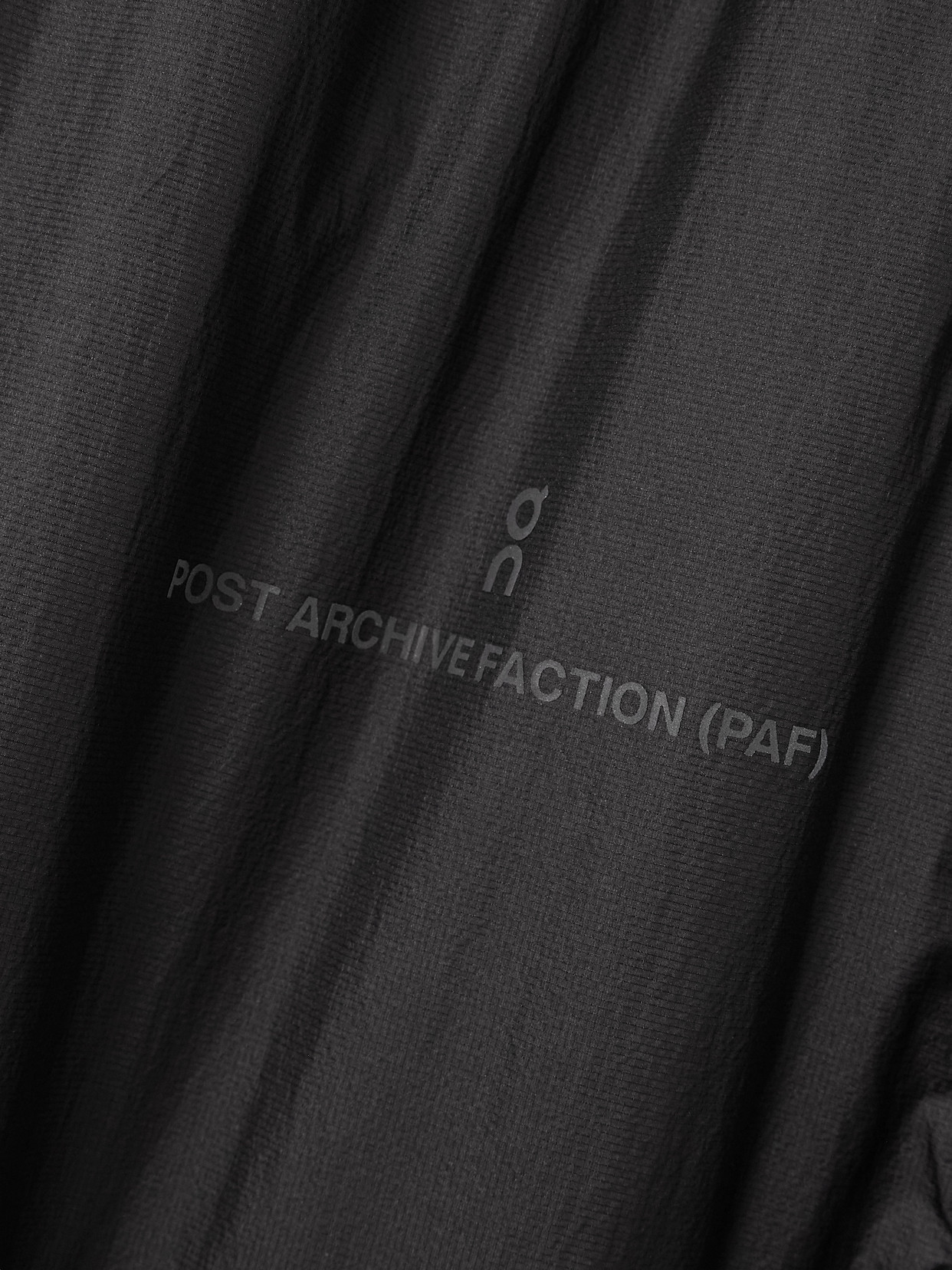 On + Post Archive Facti Zero Recycled-ripstop And Shell Tapered Pants In Black