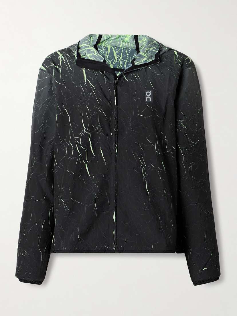 ON Pace Run Hooded Textured Recycled-shell Jacket