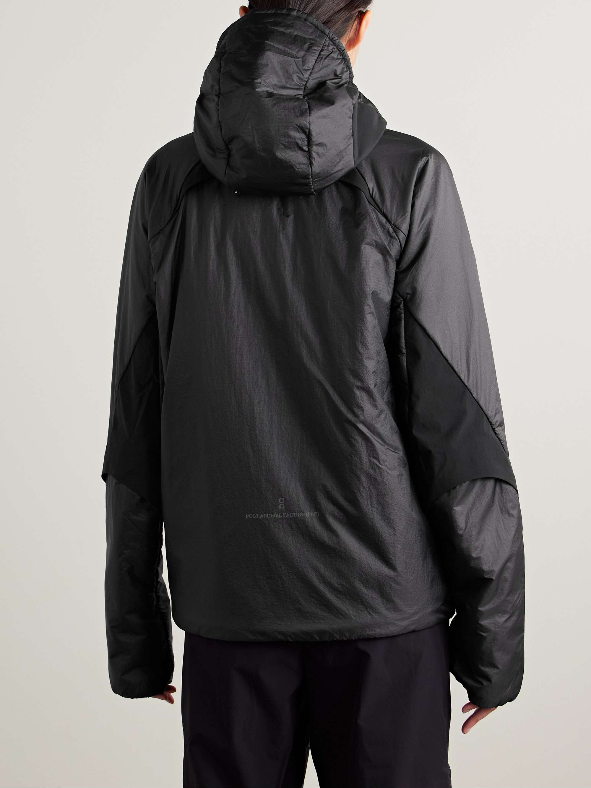 ON + POST ARCHIVE FACTION Zero hooded padded paneled