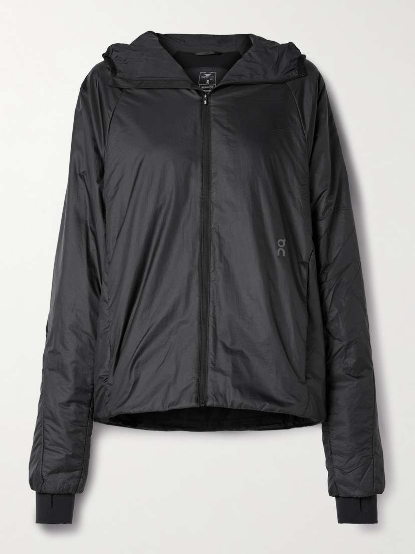 ON + Post Archive Faction Zero Hooded Padded Paneled Recycled-shell Jacket
