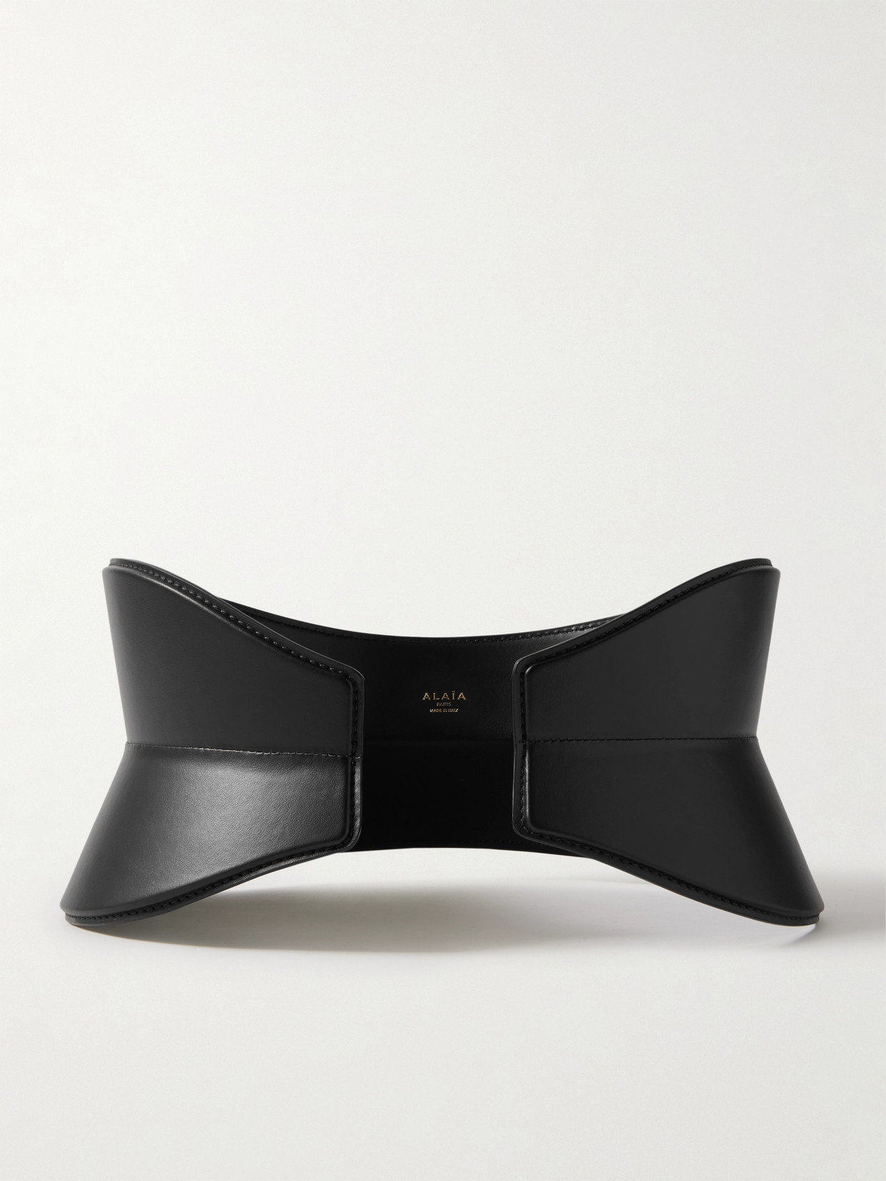 Alaïa Flex Logo Waist Belt In Black