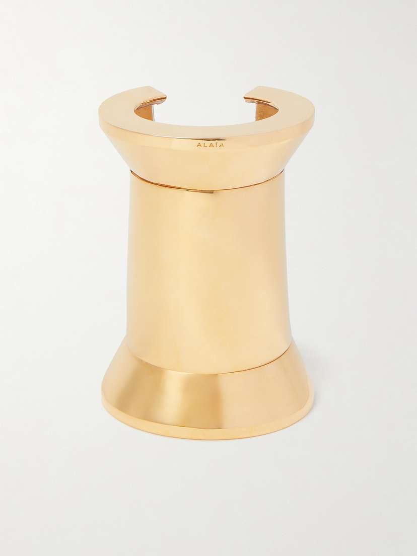 Alaïa Bobine Gold-tone Cuff