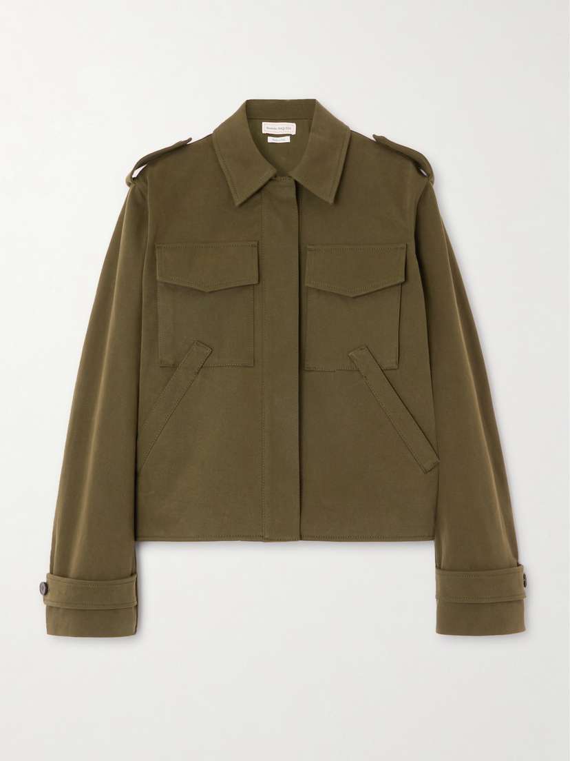 Alexander McQueen Cotton-twill Jacket