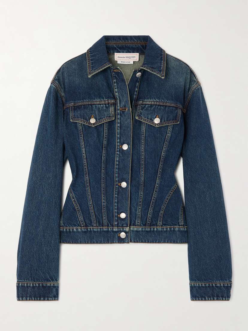 Alexander McQueen Paneled Denim Jacket