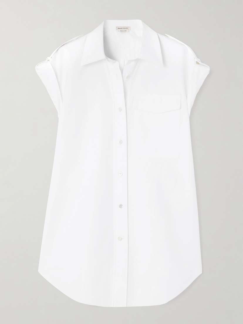 Alexander McQueen Cotton-poplin Shirt