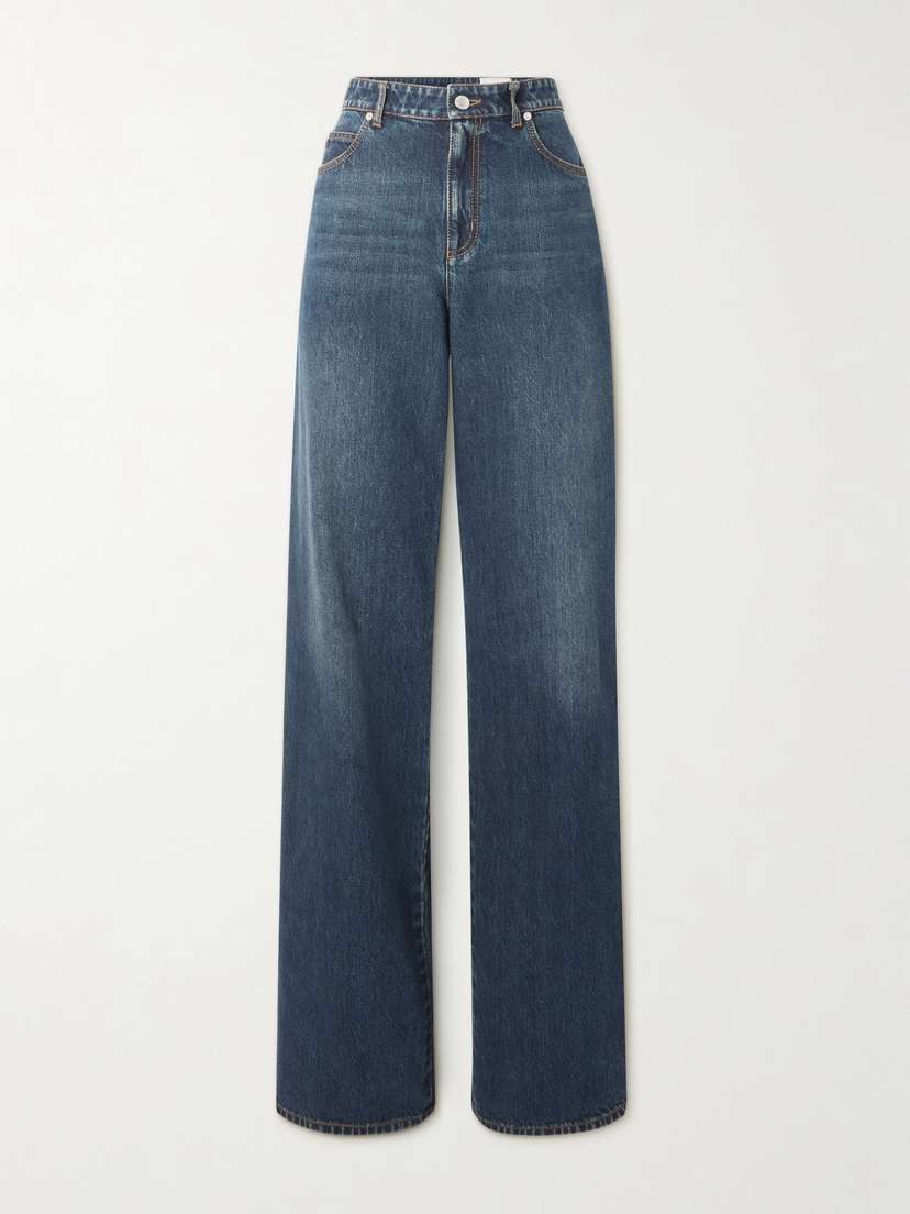 McQueen High-rise Wide-leg Jeans