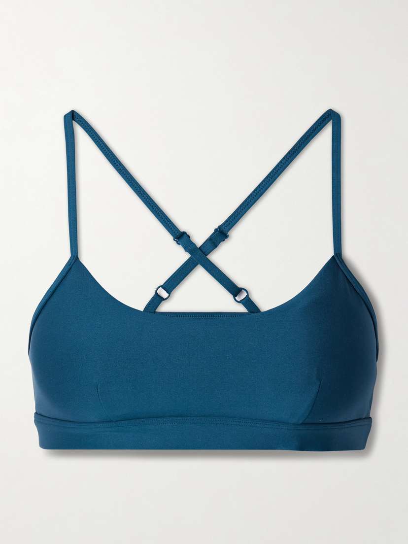 Alo Yoga Airlift Intrigue Cutout Stretch Sports Bra