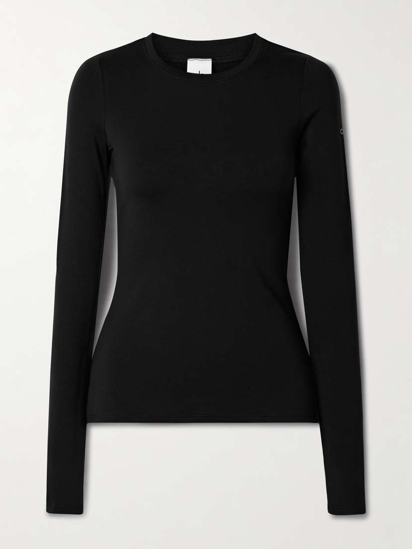 Alo Yoga Airbrush Nocturne Stretch-nylon Top