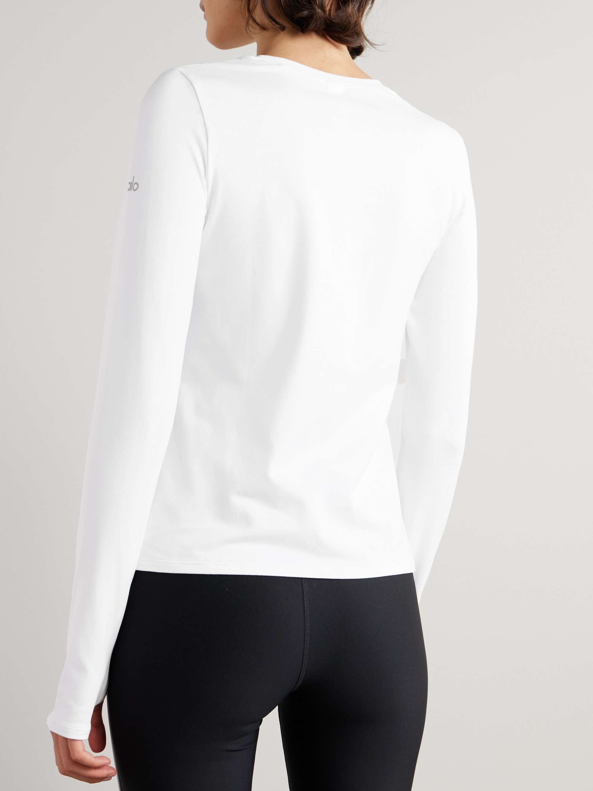 ALO YOGA Finesse stretch-jersey top