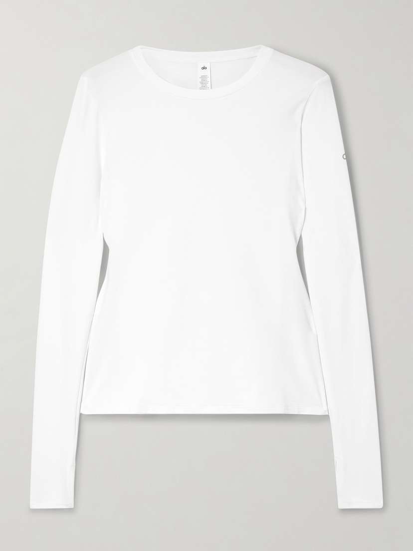 Alo Yoga Finesse Stretch-jersey Top