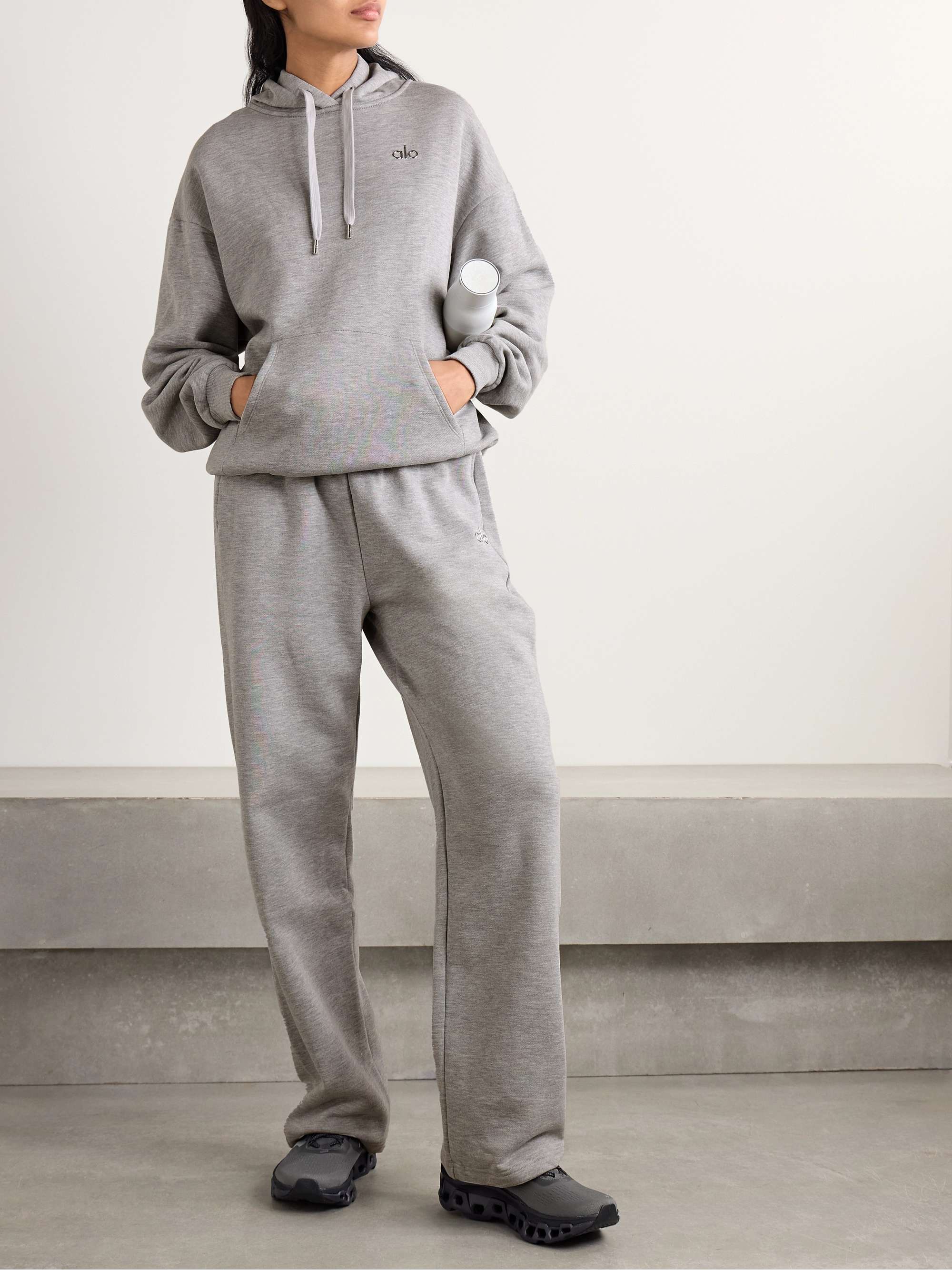 Accolade cotton-blend jersey track pants ALO YOGA pour femme
