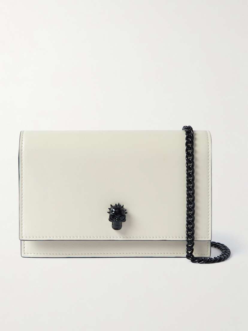 Alexander McQueen Skull Small Leather Shoulder Bag