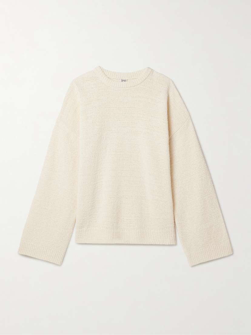 TOTEME Cotton-blend Chenille Sweater