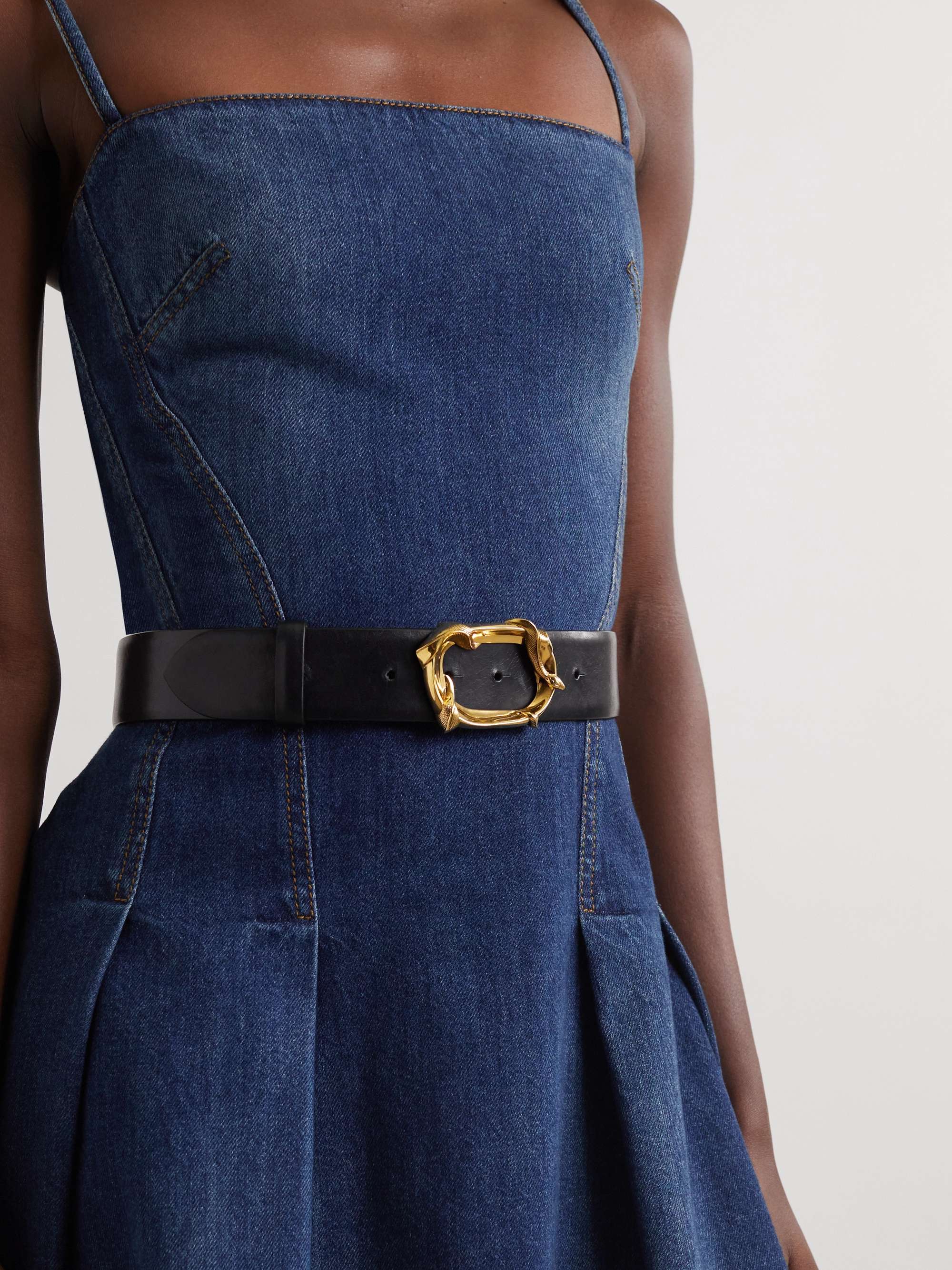 ALEXANDER MCQUEEN Leather belt | NET-A-PORTER