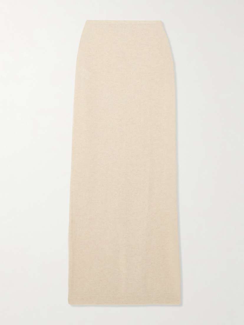 ÉTERNE Emma Cashmere Maxi Skirt