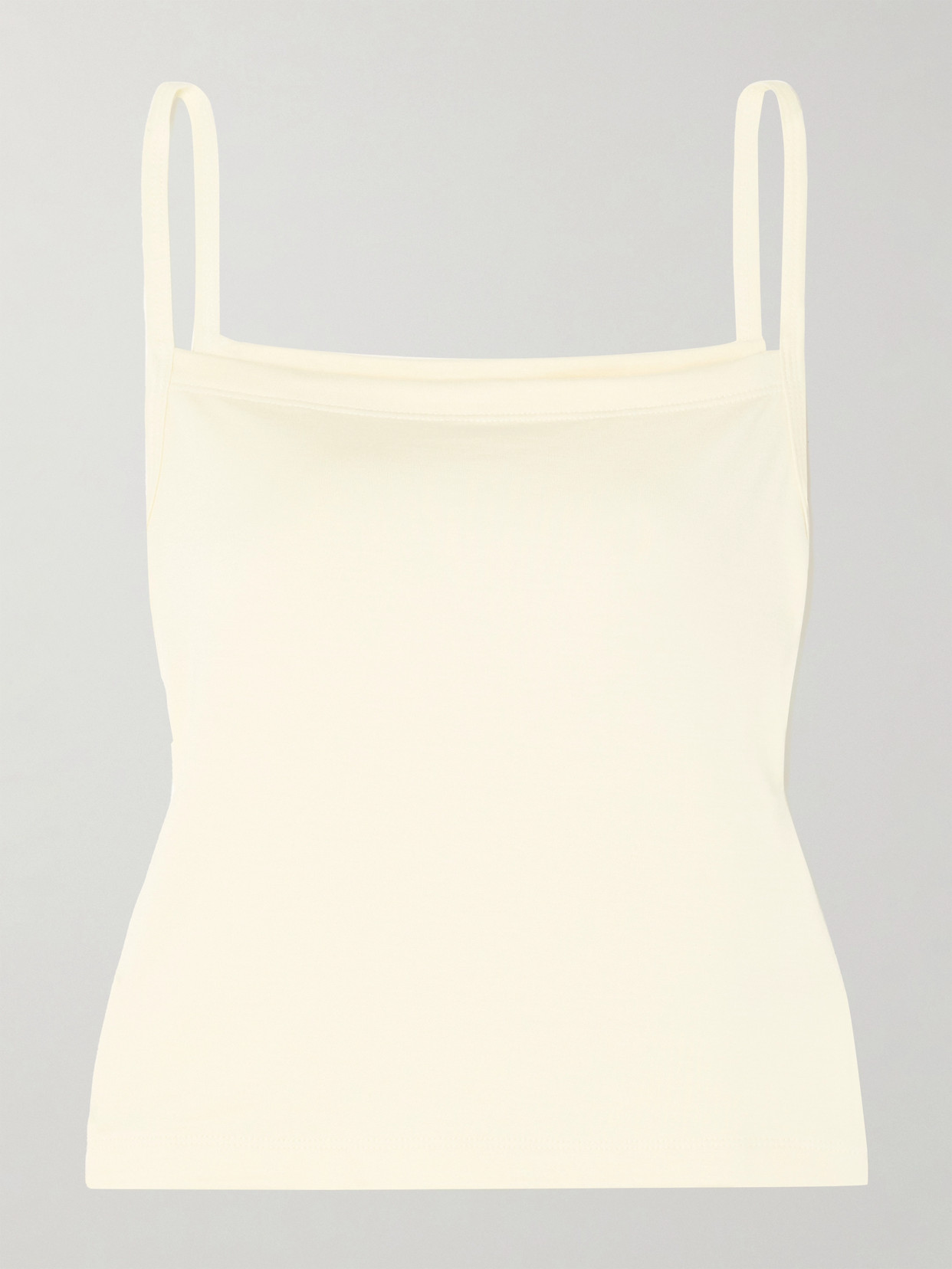 Éterne Stretch-modal Jersey Tank In Cream