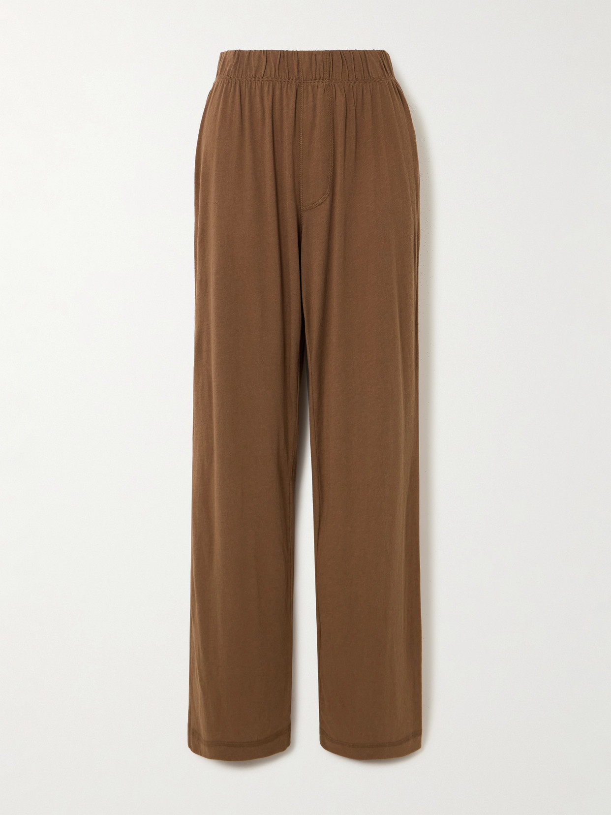ÉTERNE - Lounge Cotton And Modal-blend Jersey Pants - Brown