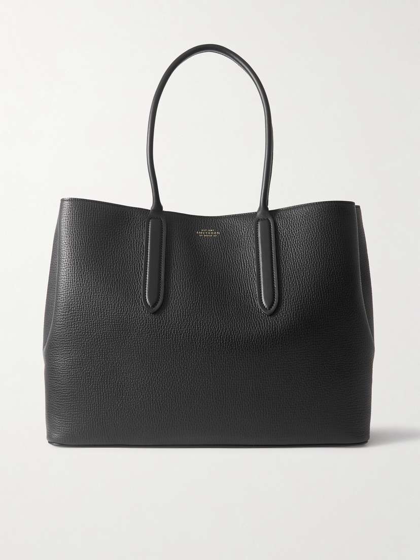 Smythson Ludlow Textured-leather Tote
