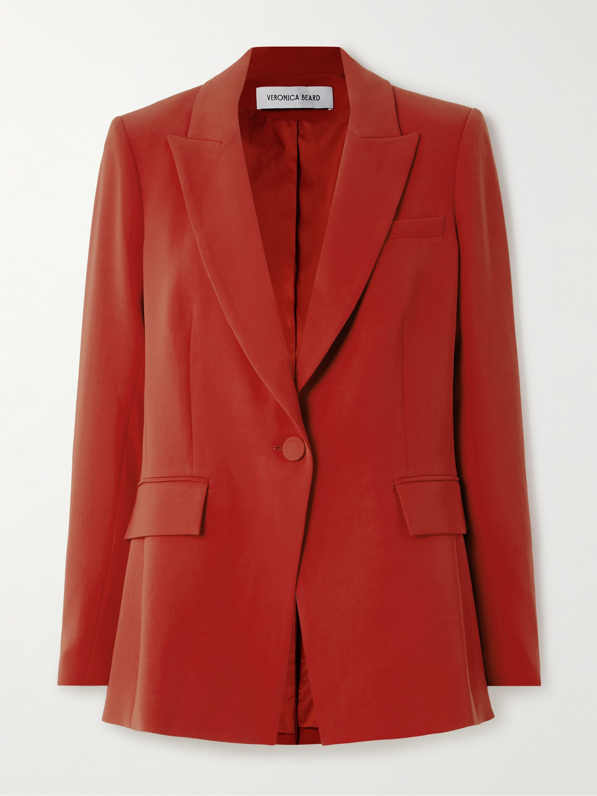 Veronica Beard Long and Lean Dickey crepe blazer thumbnail