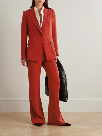 Veronica Beard Long and Lean Dickey crepe blazer
