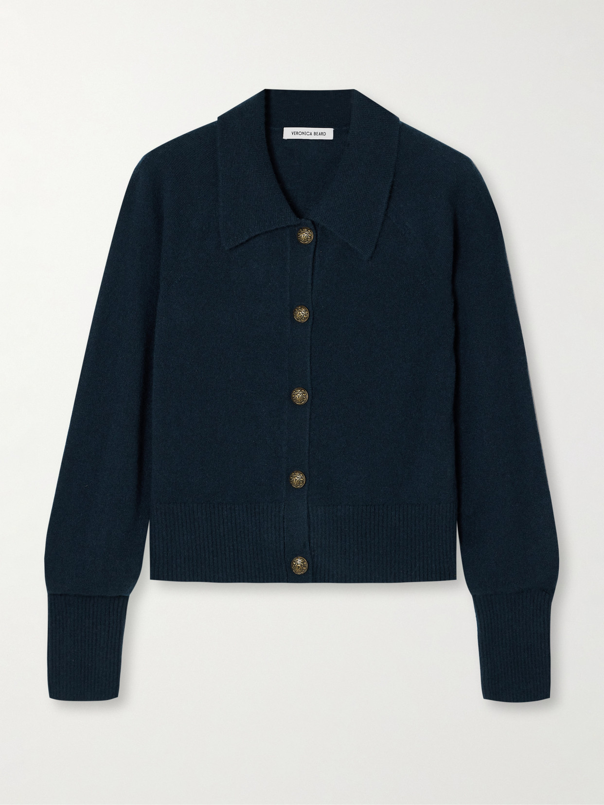 Veronica Beard - Cheshire Cropped Cashmere Cardigan - Blue