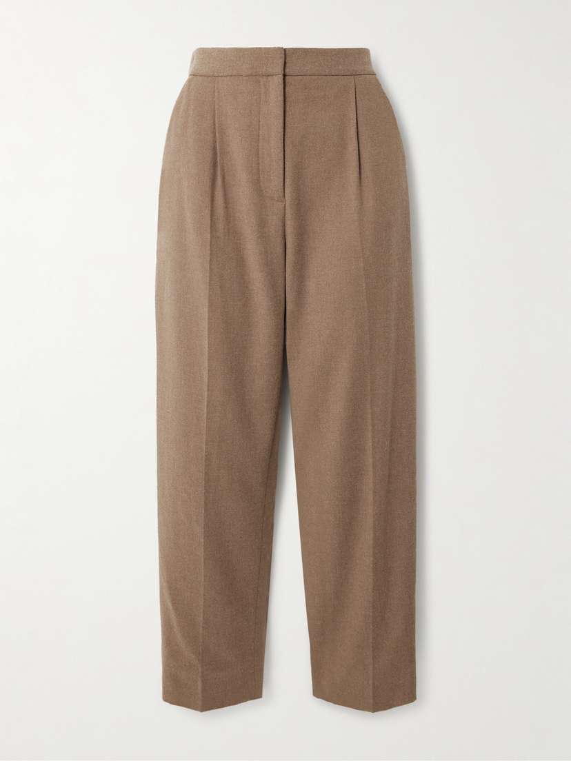 Veronica Beard Netta Twill Straight-leg Pants