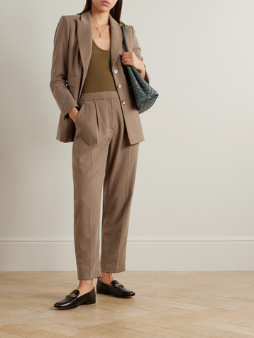 Veronica Beard Netta twill straight-leg pants