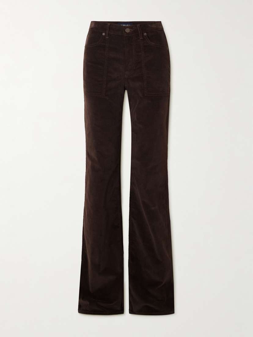 Veronica Beard Crosbie Cotton-blend Corduroy Wide-leg Pants