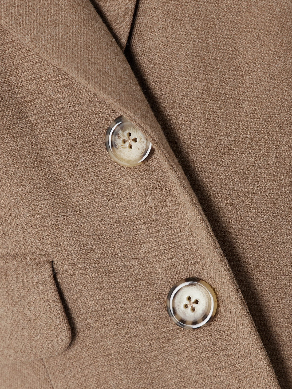 Veronica Beard Nalani Dickey Brushed-twill Blazer In Brown