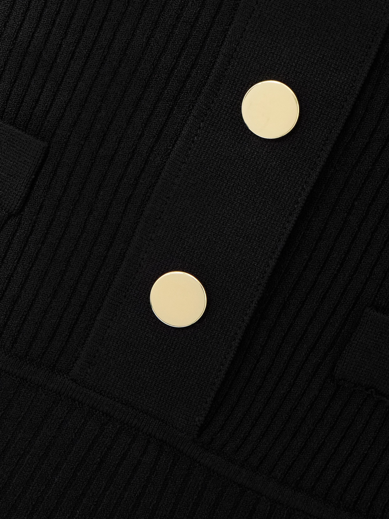 Veronica Beard Lauper Ribbed Button-front A-line Mini Dress In Black