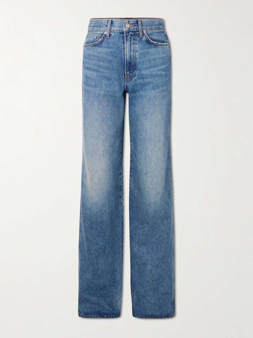 Veronica Beard Taylor High-rise Wide-leg Jeans