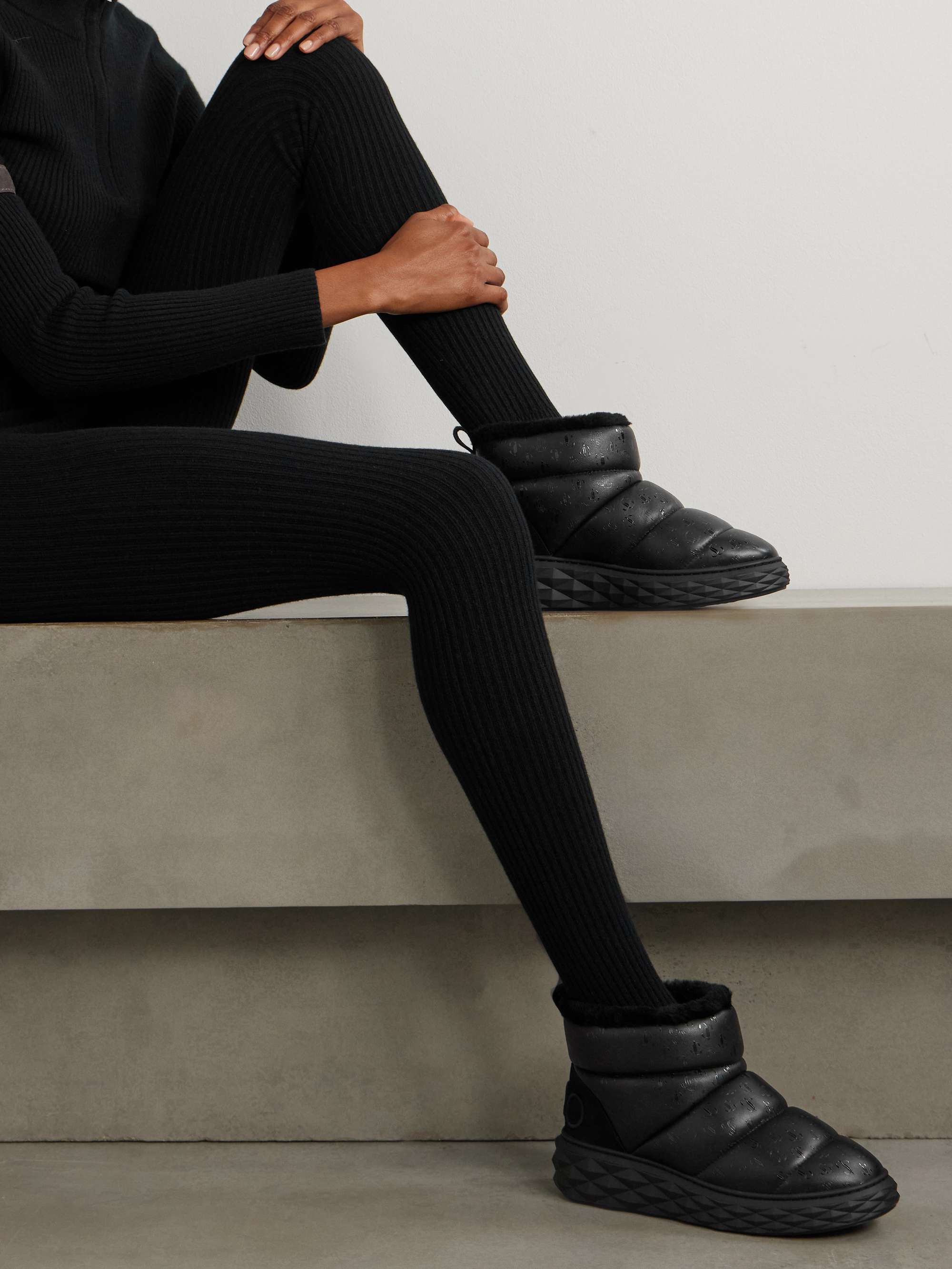 Jimmy choo shearling lined boots on sale