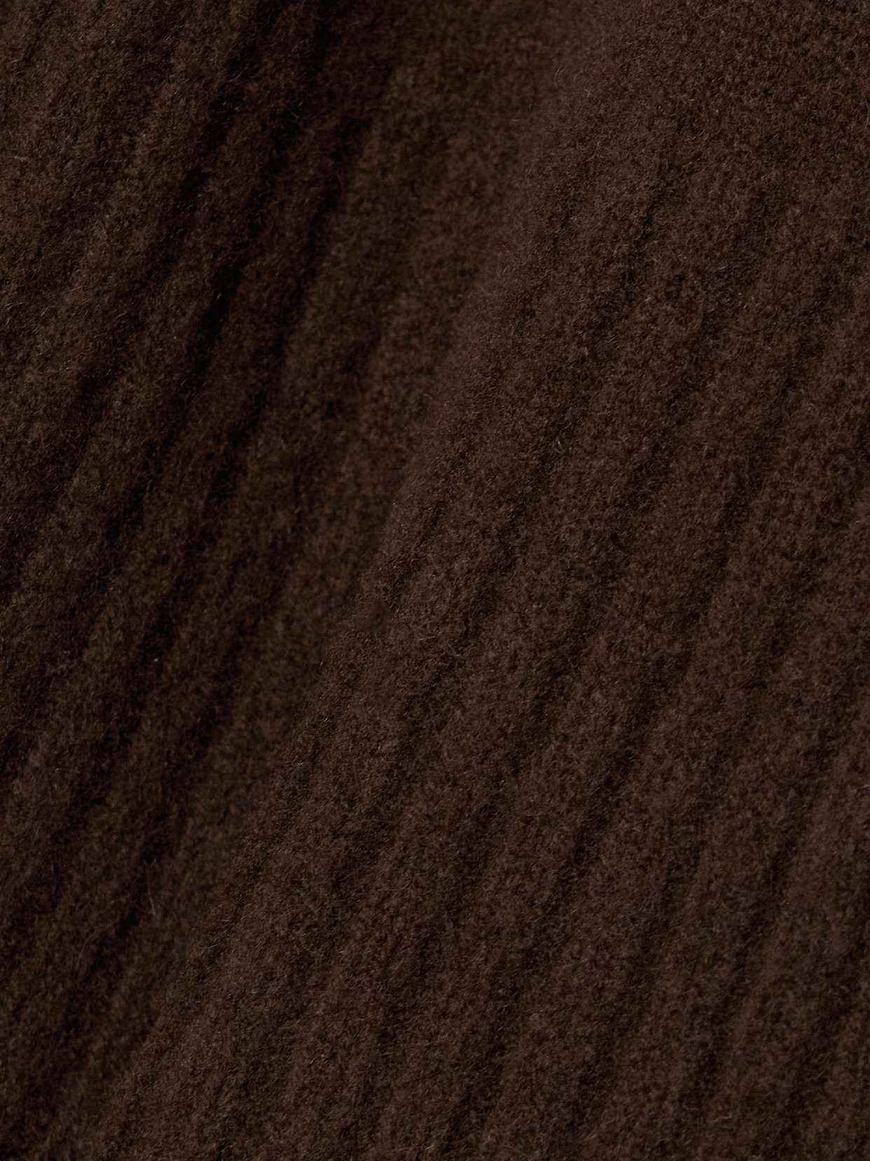 Fforme Ainsley Ribbed Wool And Cashmere-blend Maxi Dress In Brown