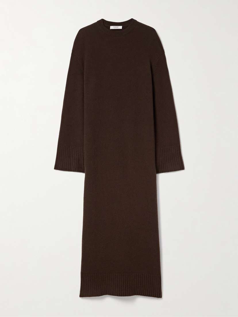FFORME Ainsley Ribbed Wool And Cashmere-blend Maxi Dress
