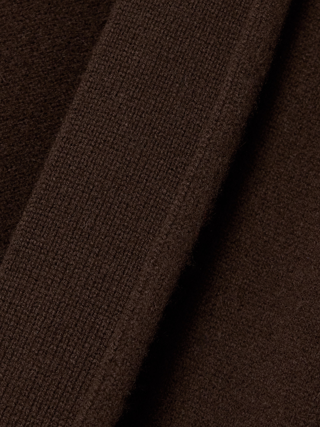 Fforme Gwen Wool And Cashmere-blend Cardigan In Brown
