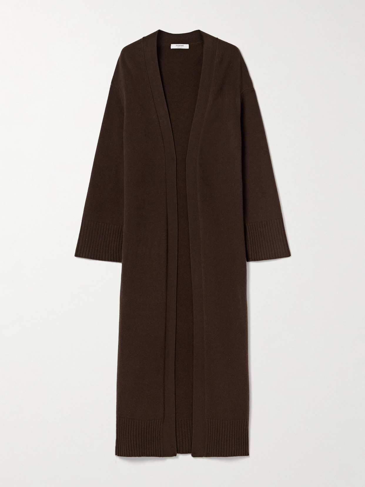 FFORME - Gwen Wool And Cashmere-blend Cardigan - Brown
