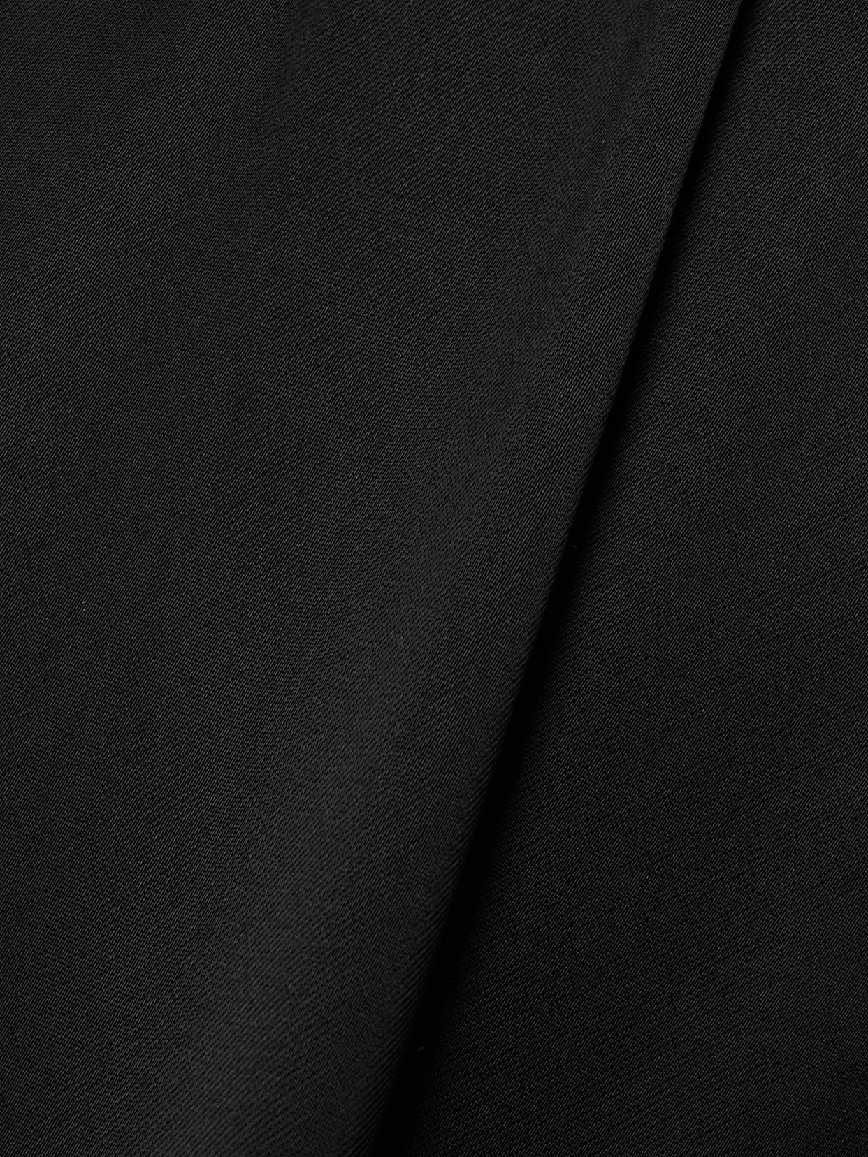 Fforme Dayne Oversize Cotton Sateen Pull-on Pants In Black