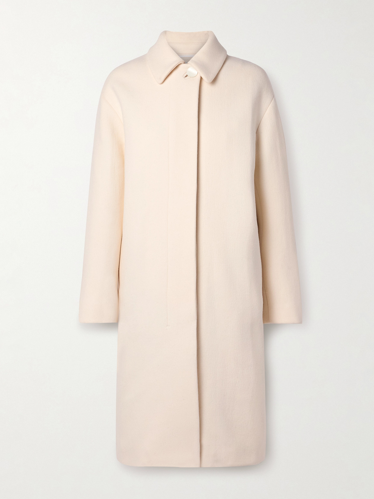 Fforme Jamie Wool Coat In Cream