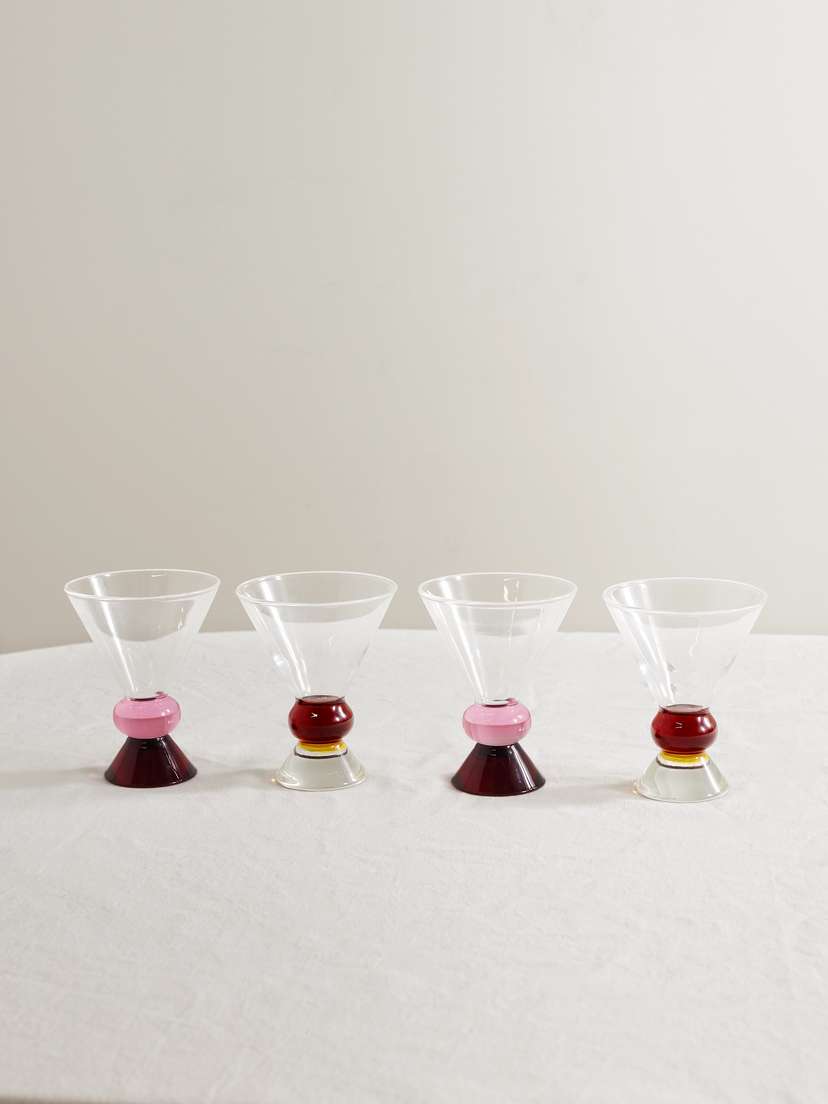 Sophie Lou Jacobsen + Ghia Totem Set Of Four Glass Cups